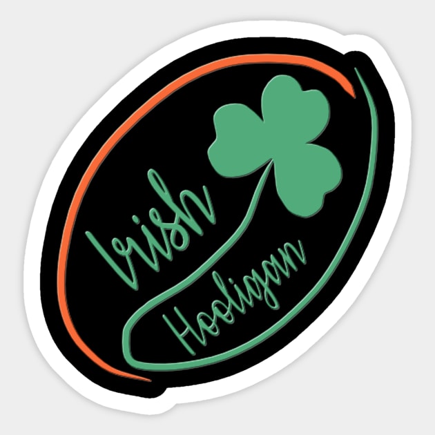 Irish Hooligan Sticker by Alex Bleakley